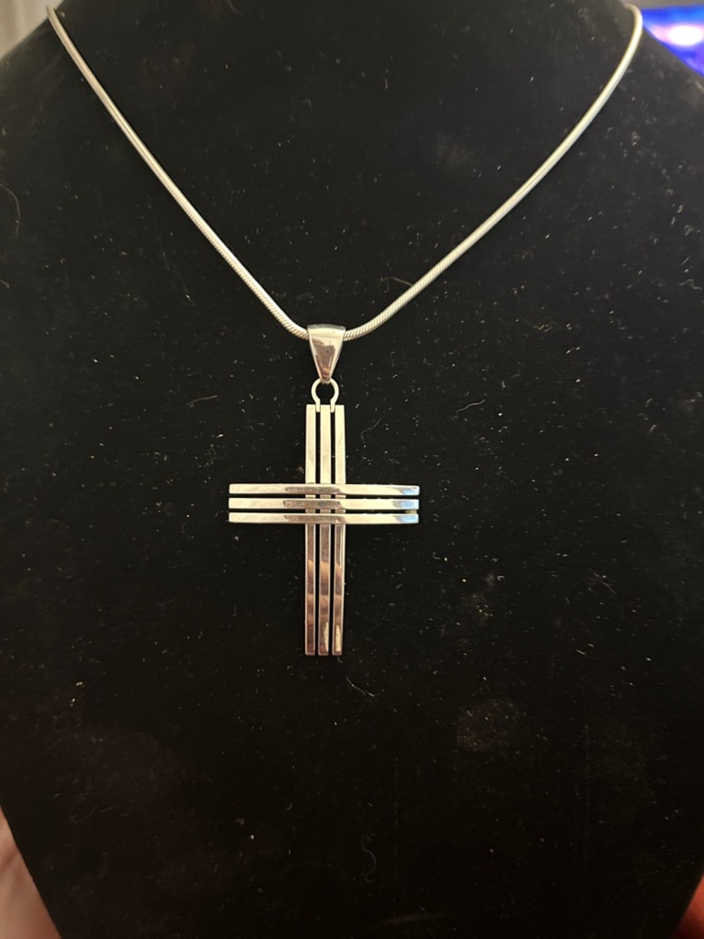 Stainless steel Cross Pendant- chain not included